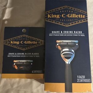 Shave & Edging Razor - Black and Gold